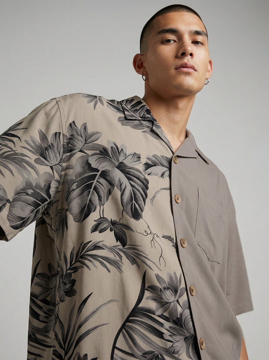 Silver Lining - Unisex Oversized Hawaiian shirt